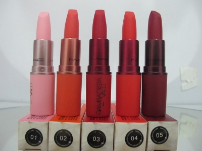 MAC Matte Lipstick Rouge 3g 0.1oz 5 Colors Whole set